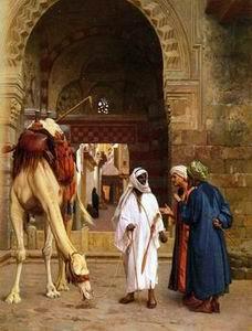 unknow artist Arab or Arabic people and life. Orientalism oil paintings  296